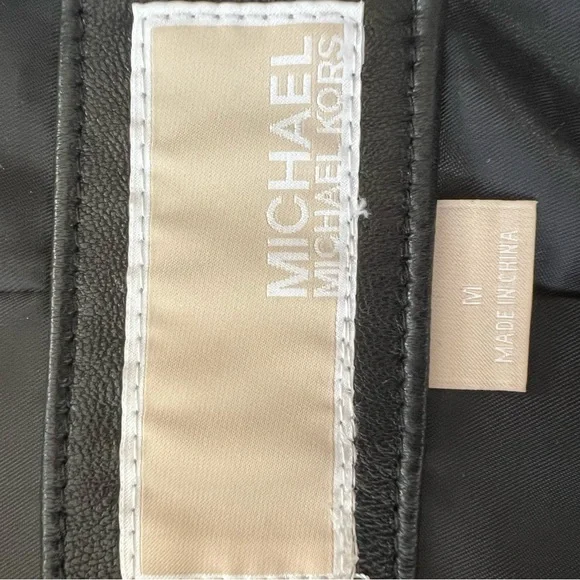 Michael Kors Leather Moto Jacket - Picture 10 of 10